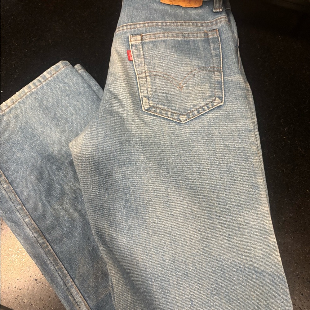 Levi's Vintage  Light Blue Jeans - orange tab vintage jeans